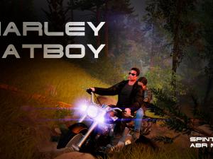 Мод Harley Davidson Fatboy версия 1 для SpinTires (v03.03.16)