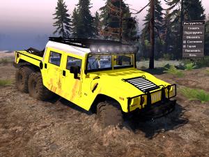 Мод Hummer H1 6x6 Raptor версия 30.07.16 для SpinTires (v03.03.16)