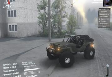 Мод Jeep Willys версия 1 для SpinTires (v03.03.16)