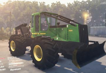 Мод John Deere 748H Skidder версия 02.03.17 для SpinTires (v03.03.16)