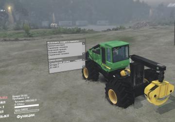 Мод John Deere 748H Skidder версия 02.03.17 для SpinTires (v03.03.16)