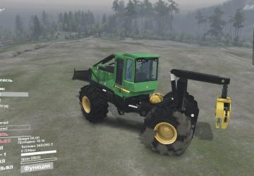 Мод John Deere 748H Skidder версия 02.03.17 для SpinTires (v03.03.16)