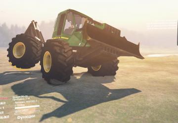 Мод John Deere 748H Skidder версия 29.09.18 для SpinTires (v03.03.16)