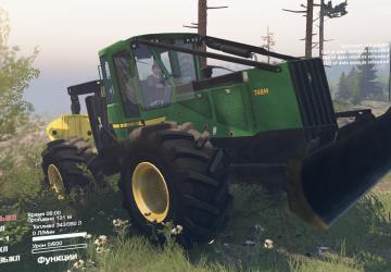 Мод John Deere 748H Skidder версия 29.09.18 для SpinTires (v03.03.16)