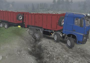 Мод K5 8x8 версия 1.2 для SpinTires (v03.03.16)