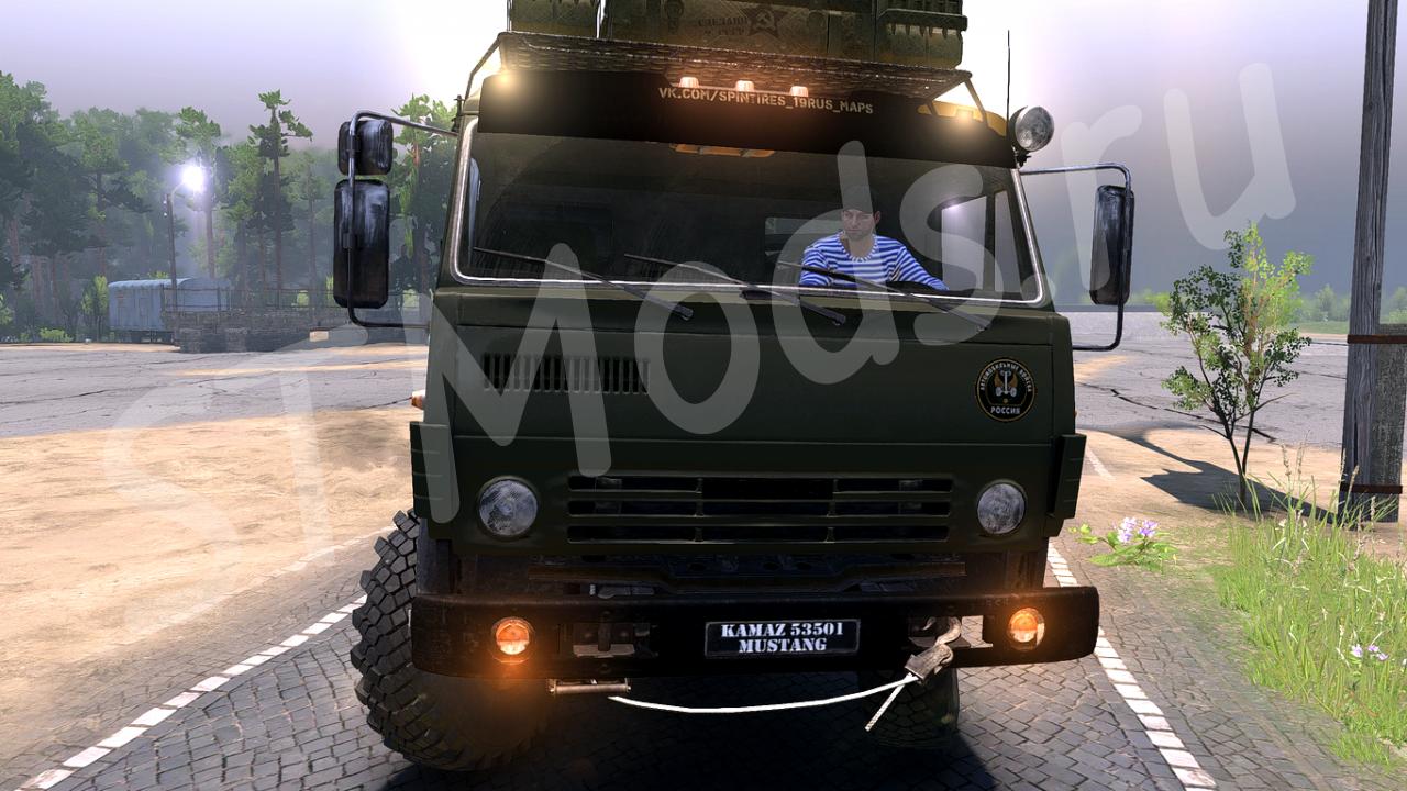 Скачать мод Камаз-5350 версия 4.0 для SpinTires (v03.03.16)