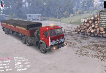 Мод Камаз 5410 6х6 замена дефолта версия 1.0 для SpinTires (v03.03.16)