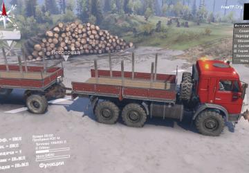 Мод Камаз 5410 6х6 замена дефолта версия 1.1 для SpinTires (v03.03.16)