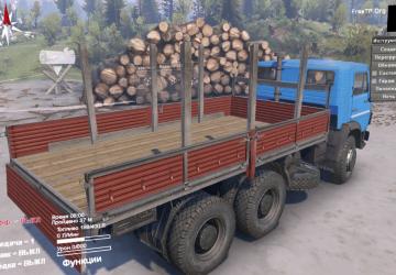 Мод Камаз 5410 Дефолт версия 1.2 для SpinTires (v03.03.16)