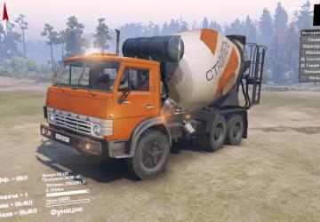 Мод Камаз 5411 Самосвал версия 1.1 для SpinTires (v03.03.16)