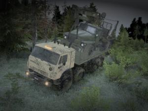 Мод Камаз-63501 «Military Trucks» версия 15.09.16 для SpinTires (v03.03.16)