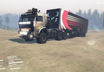 Мод Kamaz 6520 M версия 2.5 для SpinTires (v03.03.16)