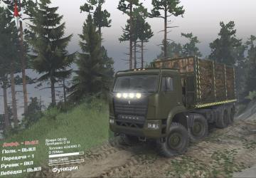 Мод Камаз 6560 с концептуальной кабиной версия 1.1 для SpinTires (v03.03.16)