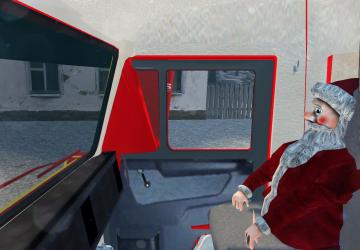 Мод КамАЗ Риат-54112М Новогодний (Coca-cola) версия 1.1 для SpinTires (v03.03.16)