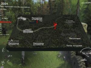 Карта «2001» версия 1.0 для SpinTires (v03.03.16)