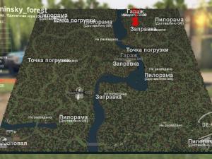 Карта «Аннинский Лес» версия 2.0 для SpinTires (v03.03.16)