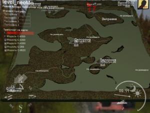 Карта «Болото» версия 1 для SpinTires (v03.03.16)