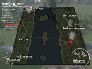 Карта «Большая река» версия 1 для SpinTires (v03.03.16)