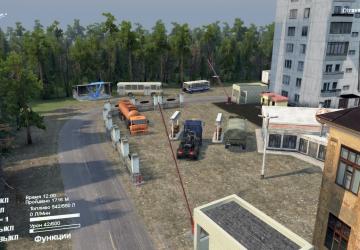 Карта «Большая река» версия 1.0 для SpinTires (v03.03.16)