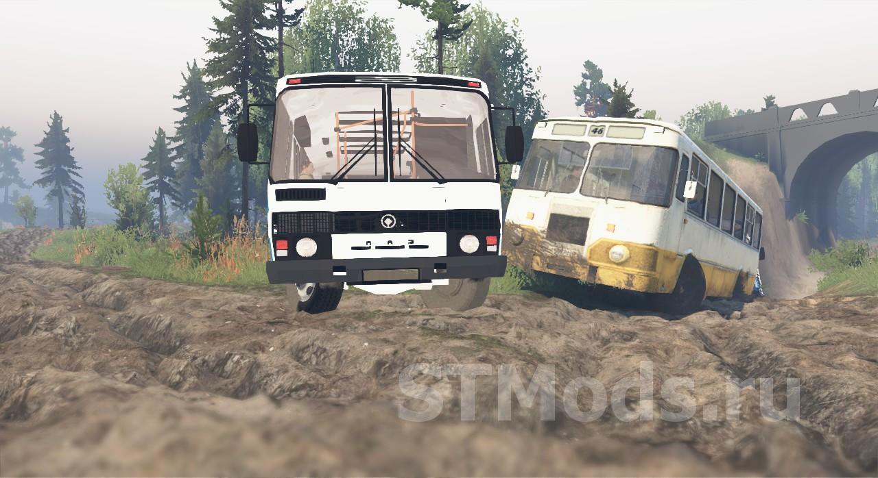 Скачать Карта «Bus Simulator» версия 07.07.18 для SpinTires (v03.03.16)