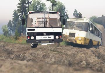Карта «Bus Simulator» версия 07.07.18 для SpinTires (v03.03.16)