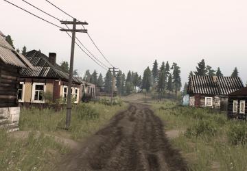 Карта-челлендж «Два берега деревни» версия 3.0 для SpinTires (v03.03.16)