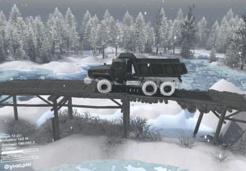Карта-челлендж «Northern work» версия 1.0 для SpinTires (v03.03.16)