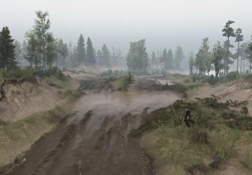 Карта-челлендж «Поселок лесорубов» версия 1.0 для SpinTires (v1.4.2/03.03.16)