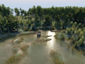 Карта «Через болото» версия 1.0 для SpinTires (v03.03.16)