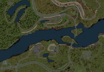 Карта «Через трассу 2» версия 1.0 для SpinTires (v03.03.16)