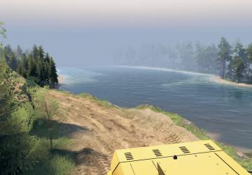 Карта «Через трассу 2» версия 1.0 для SpinTires (v03.03.16)