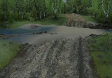 Карта «Через трассу» версия 1.0 для SpinTires (v03.03.16)