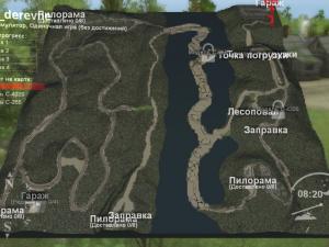 Карта «Derevne» версия 1.0 для SpinTires (v03.03.16)