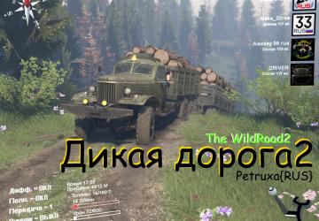 Карта «Дикая дорога 2» версия 1.0 для SpinTires (v03.03.16)