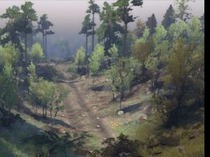 Карту Карта Долина версия 0.1 для SpinTires (v2014-2015)