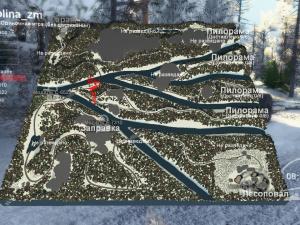 Карта «Долина: зима» версия 1.0 для SpinTires (v03.03.16)