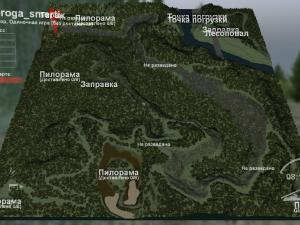 Карта «Дорога смерти» версия 1 для SpinTires (v03.03.16)