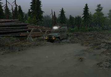 Карта «Дремучий Лес» версия 1.0 для SpinTires (v03.03.16 / 1.7.1)