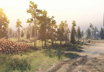 Карта «Две Делянки» версия Final для SpinTires (v03.03.16)