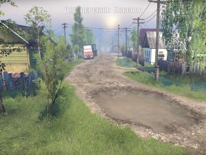 Карта «Две деревни: Поселок» версия 1.0 для SpinTires (v03.03.16)