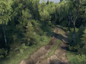 Карта «Forest mountain roads» версия 1.1 для SpinTires (v03.03.16)