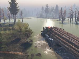 Карту Карта «Forest Transit» версия 1.0 для SpinTires (v03.03.16)