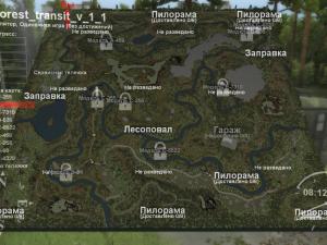 Карта «Forest Transit» версия 1.1 для SpinTires (v03.03.16)