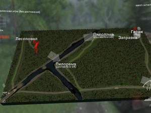 Карта «Где-то в Тульских лесах» версия 1.0 для SpinTires (v03.03.16)