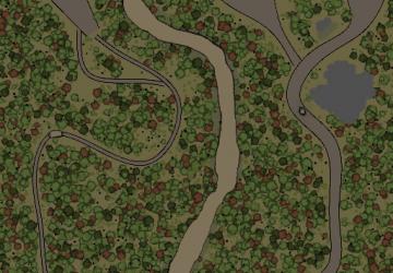 Карта «Горная река» версия 0.1 для SpinTires (v03.03.16)