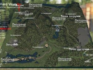 Карта «Hard Work» версия 1.1 для SpinTires (v03.03.16)