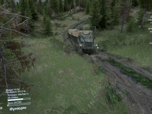 Карта «Холмистая» версия 1.0 для SpinTires (v03.03.16)