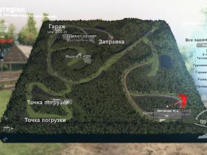 Карта «Холмистый регион» версия 1.0 для SpinTires (v03.03.16)