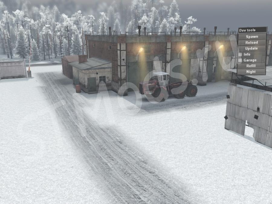 Скачать Карта «Ice Road Trucker» Версия 1.0 Для SpinTires (V03.03.16)