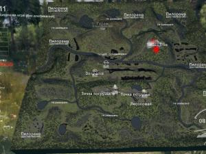 Карта «Лес 11» версия 1.0 для SpinTires (v03.03.16)